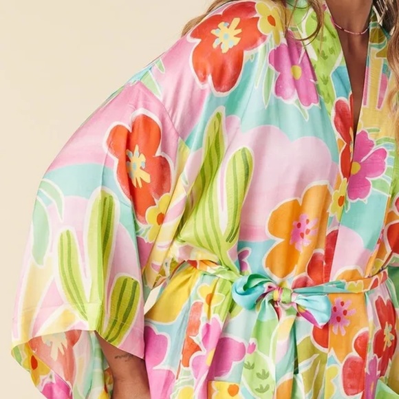 Free People Spell Margi Hour Maxi Robe Size S/M $240 Belt Is Missing - Picture 5 of 5